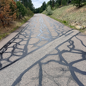 Paving work by Evergreen Blacktop Maintenance in Evergreen