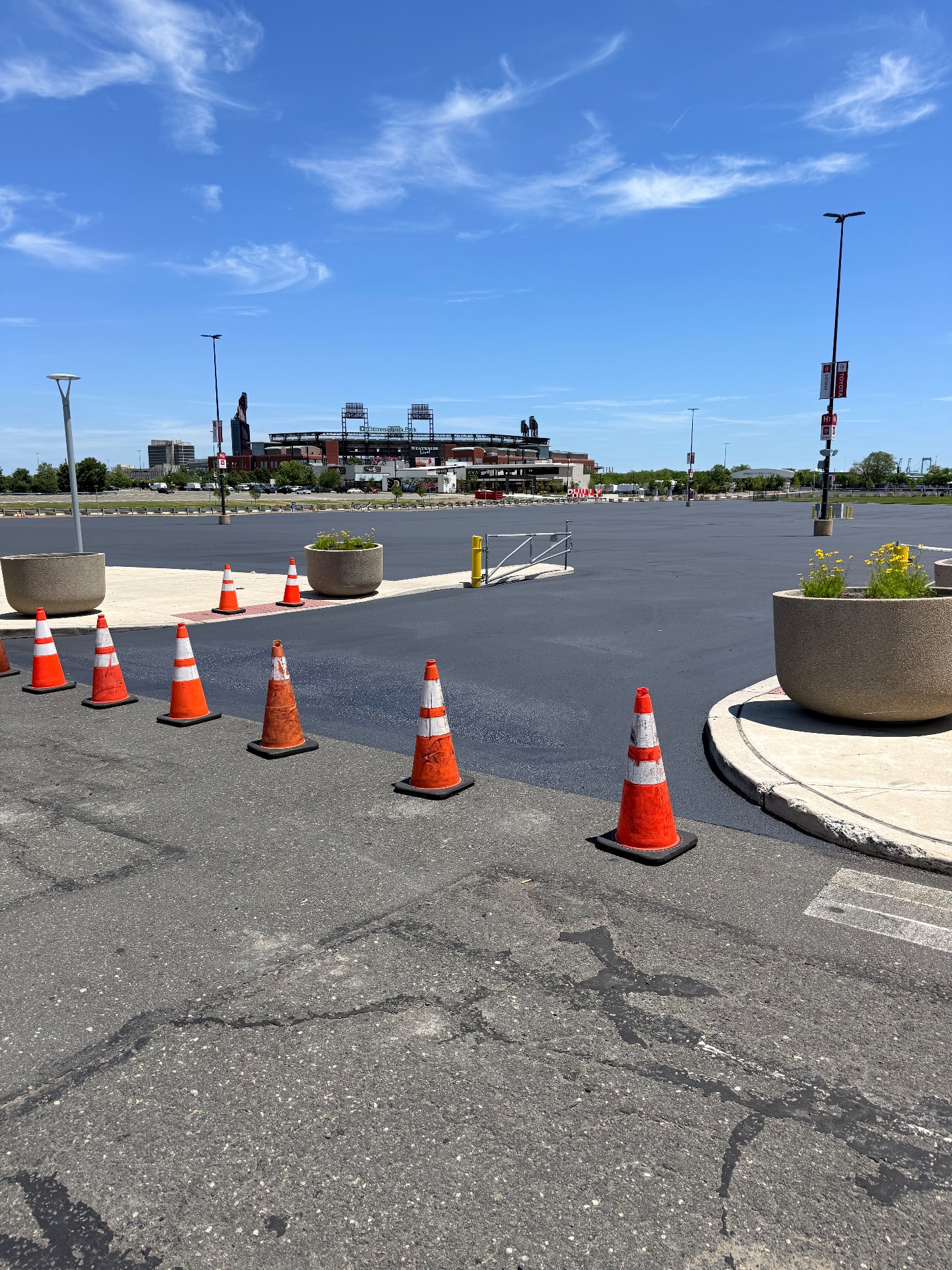 Paving work by Asphaltech Pavement Solutions in Bridgeton