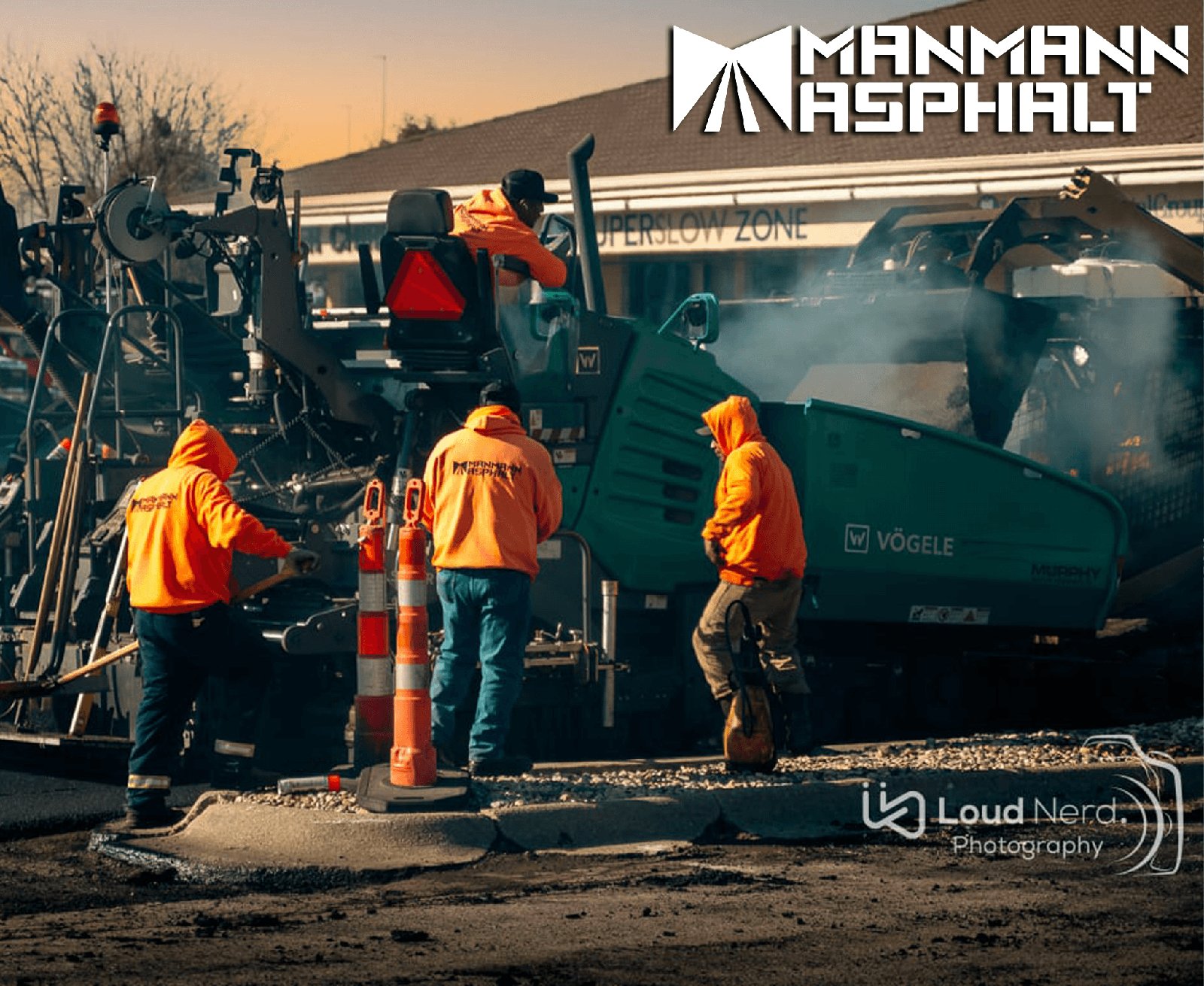 Paving work by ManMann Asphalt in Omaha