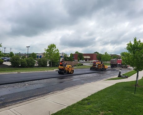 Paving work by Prime Asphalt in Kansas City